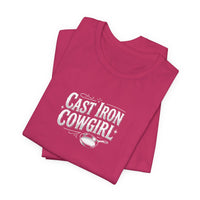 Cast Iron Cowgirl T-Shirt — Adult Unisex Classic Fit