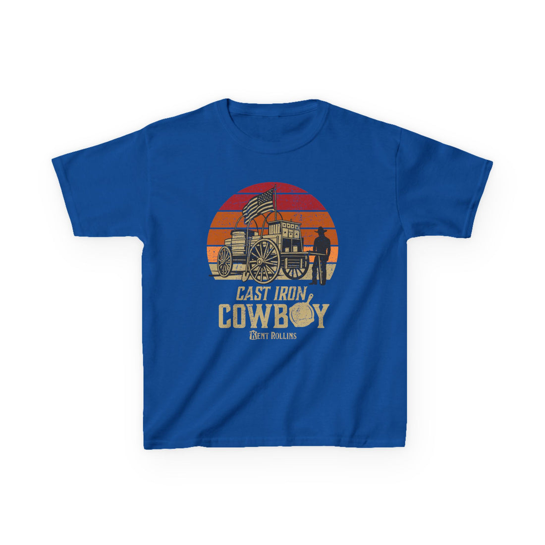 Cast Iron Cowboy Kids Heavy Cotton Tee