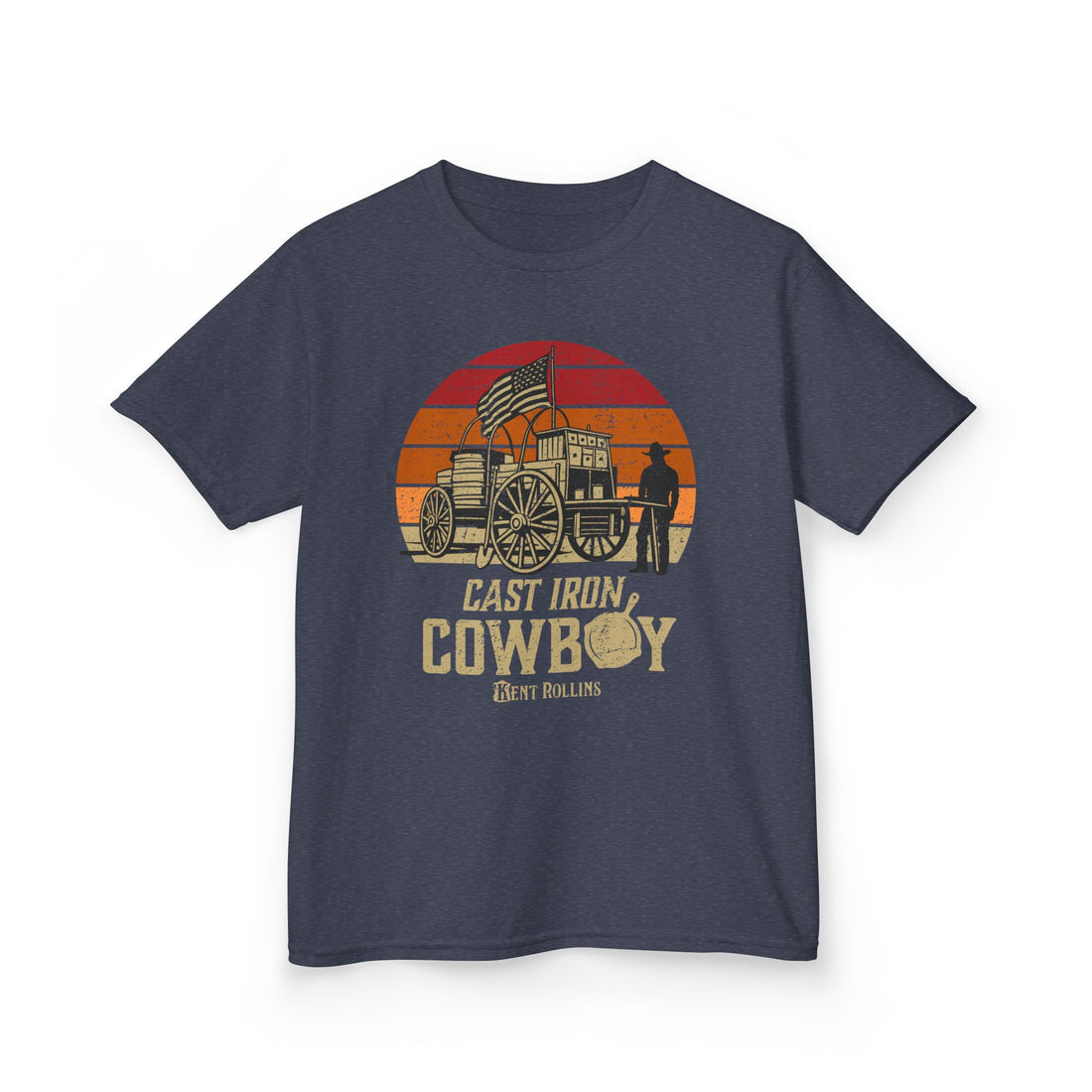 Cast Iron Cowboy Kids Heavy Cotton Tee