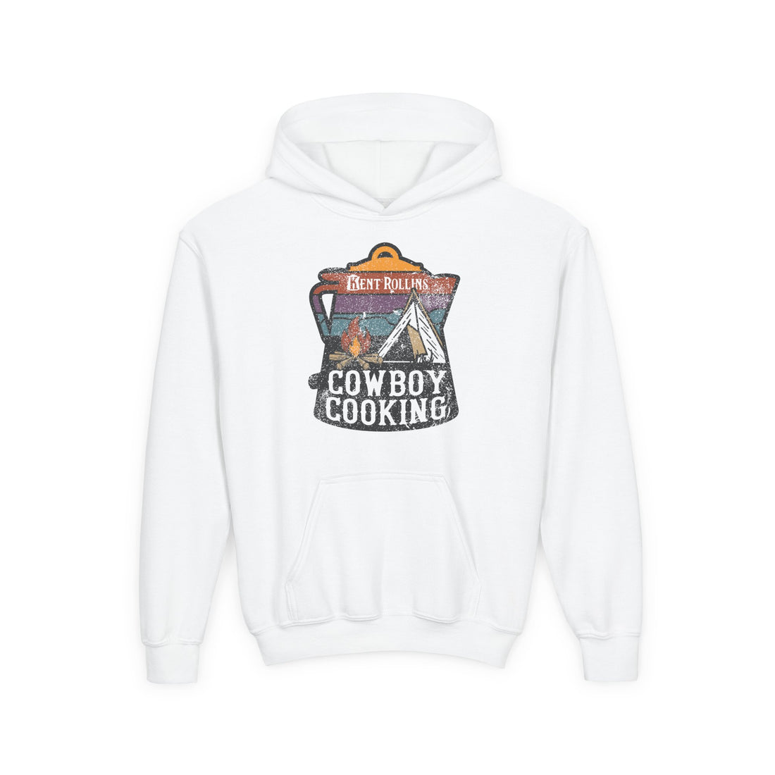 Youth Cowboy Cooking Hooded Sweatshirt