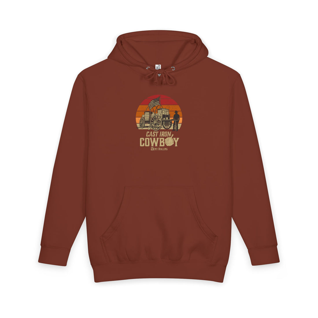 Cast Iron Cowboy -  Adult Heavyweight Hoodie