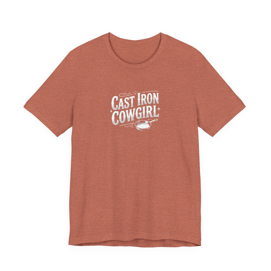 Cast Iron Cowgirl T-Shirt — Adult Unisex Classic Fit