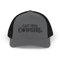 Cast Iron Cowgirl Snapback Trucker Cap