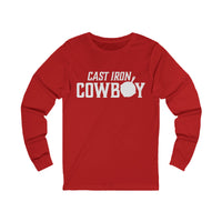 Cast Iron Cowboy Logo Long Sleeved Tee