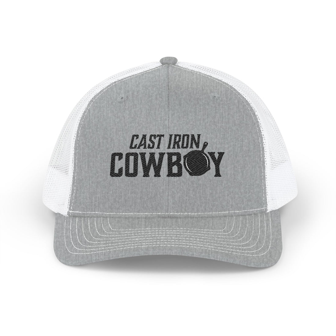 Cast Iron Cowboy Embroidered Trucker Cap