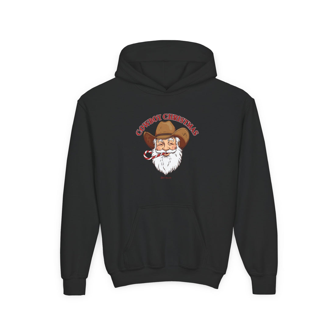 Cowboy Christmas Youth Hoodie –  Kids Sizes