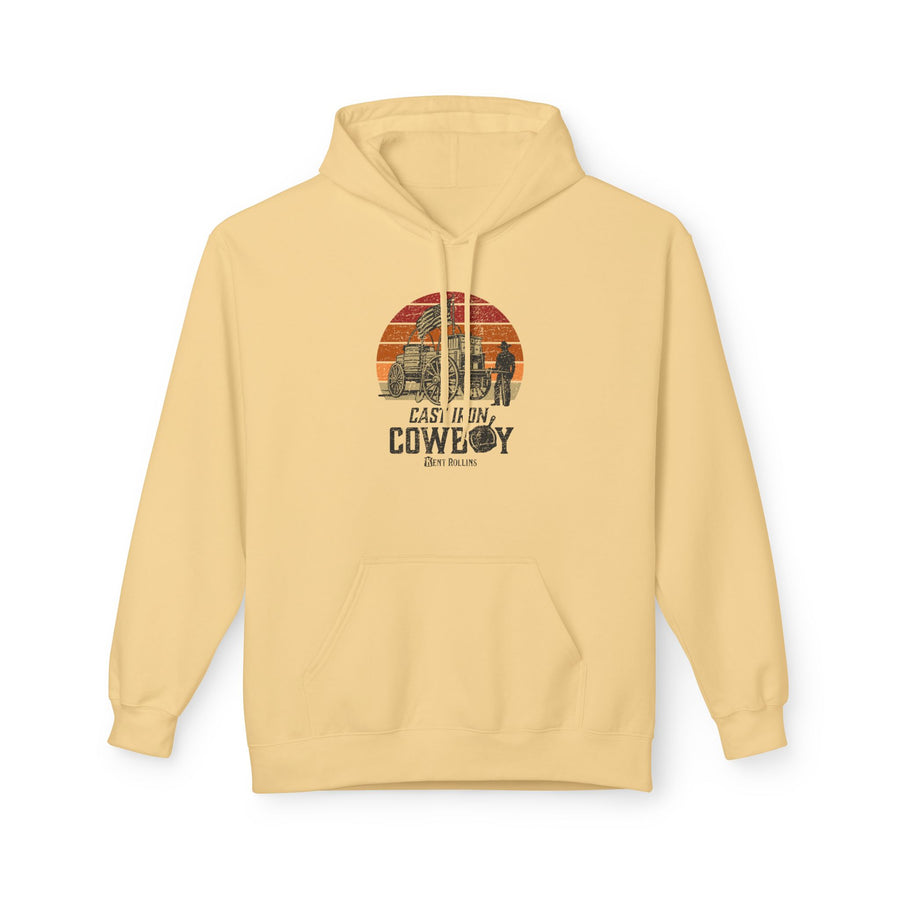 Cast Iron Cowboy - Kent Rollins' Adult Unisex Hoodie w/Front Pockets