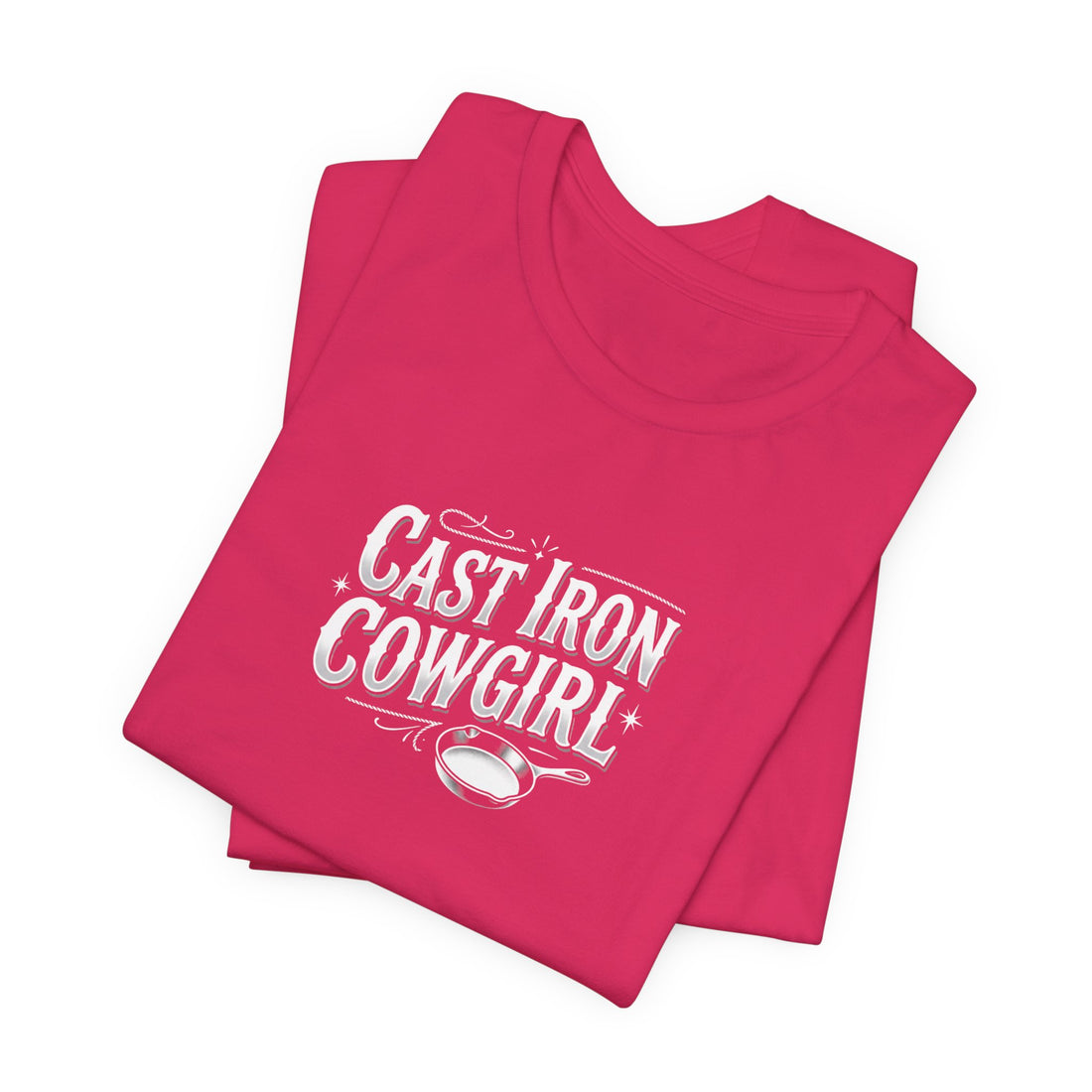 Cast Iron Cowgirl T-Shirt — Adult Unisex Classic Fit