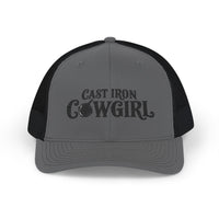 Cast Iron Cowgirl Snapback Trucker Cap