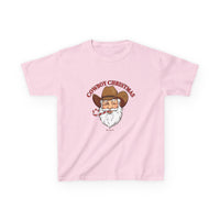 Cowboy Christmas' Santa - Youth Tee; Kids Sizes