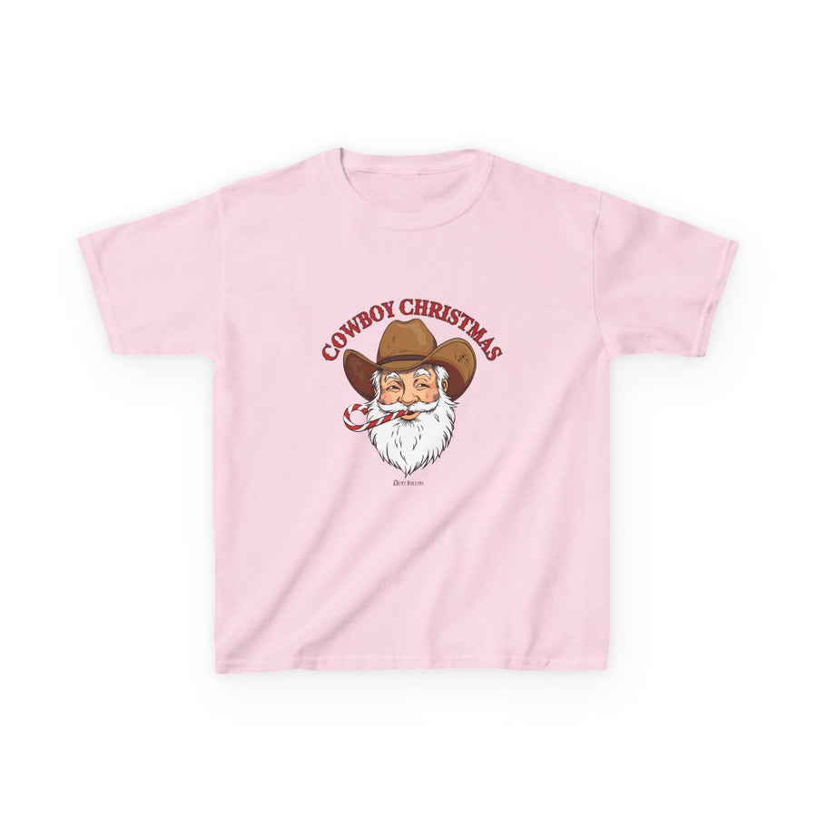 Cowboy Christmas' Santa - Youth Tee; Kids Sizes