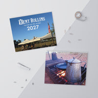 Kent Rollins Cowboy Cooking 2027 Wall Calendar - Original Photos by Shannon Rollins