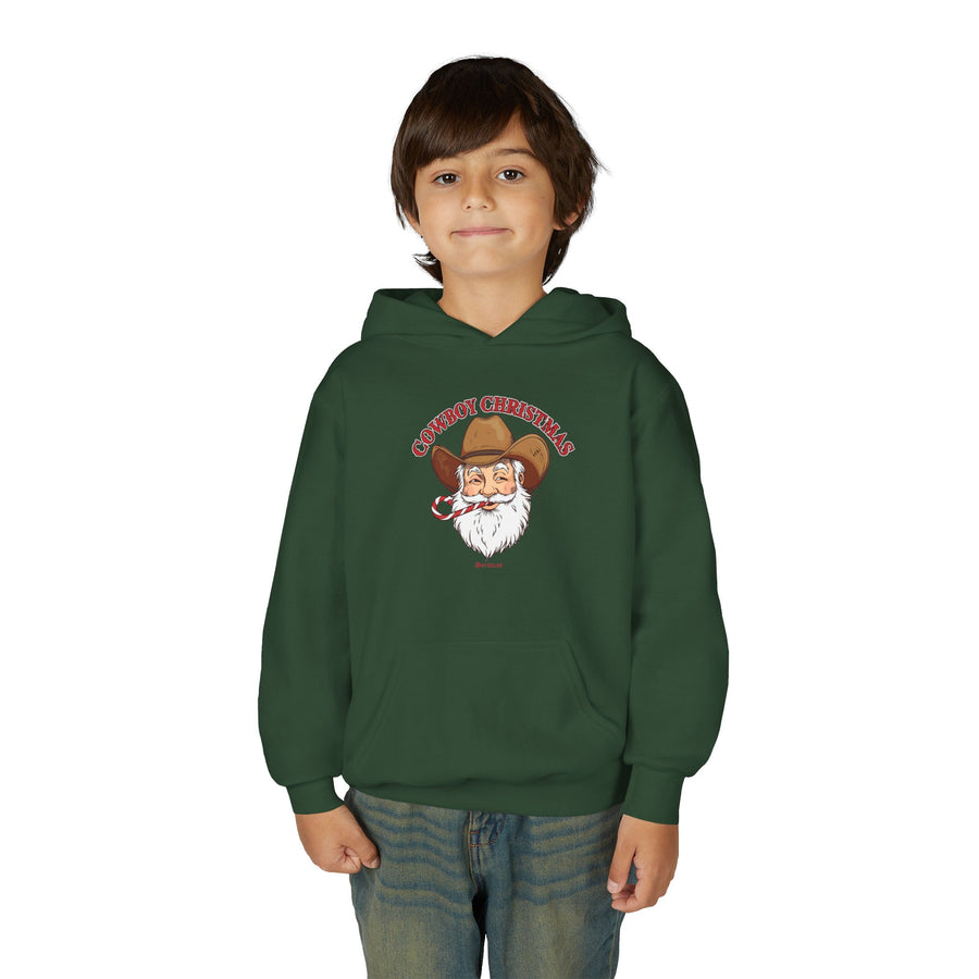 Cowboy Christmas Youth Hoodie –  Kids Sizes