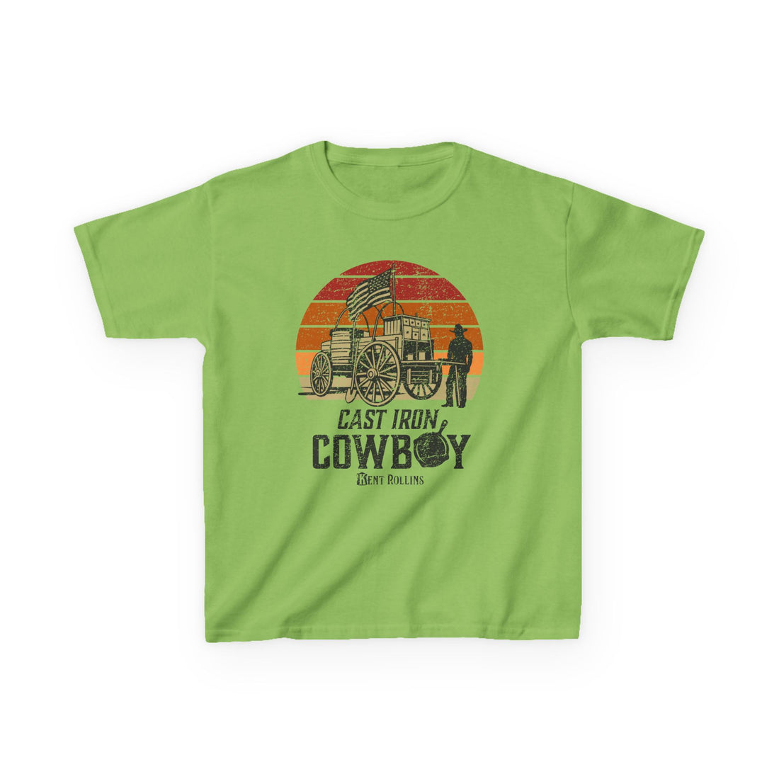 Cast Iron Cowboy Kids Heavy Cotton Tee