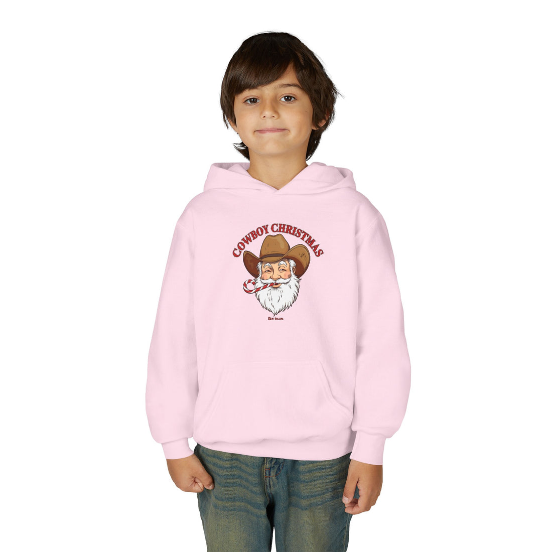 Cowboy Christmas Youth Hoodie –  Kids Sizes