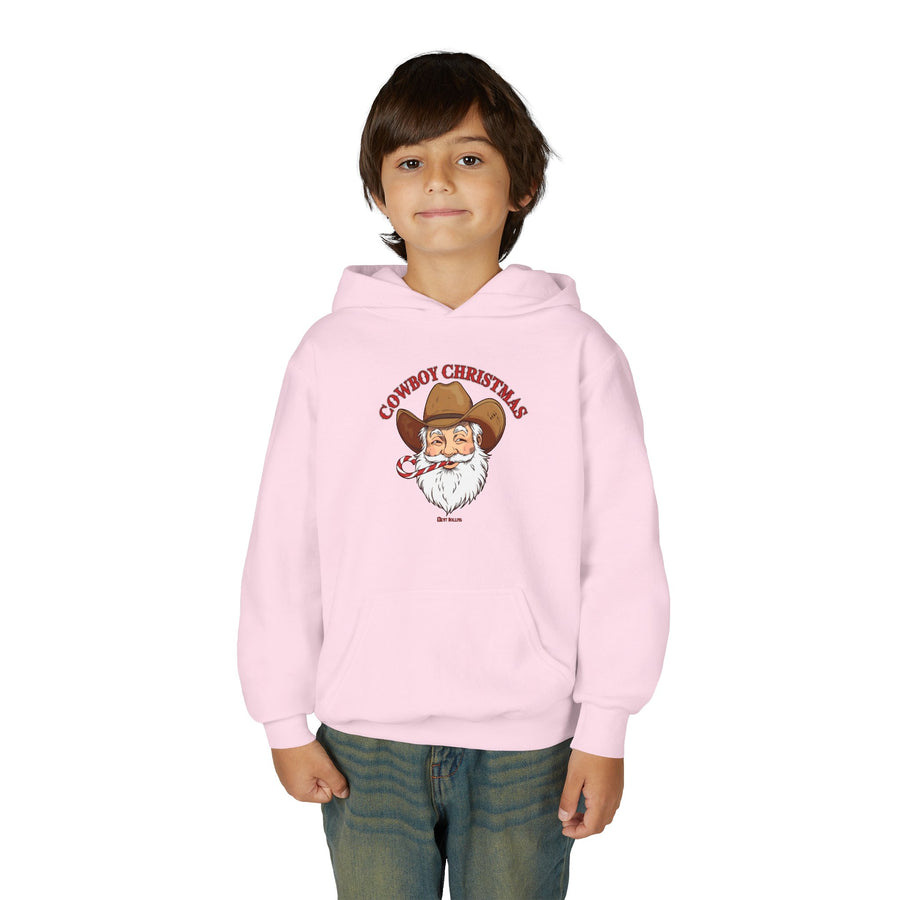 Cowboy Christmas Youth Hoodie –  Kids Sizes