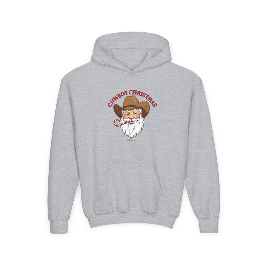 Cowboy Christmas Youth Hoodie –  Kids Sizes