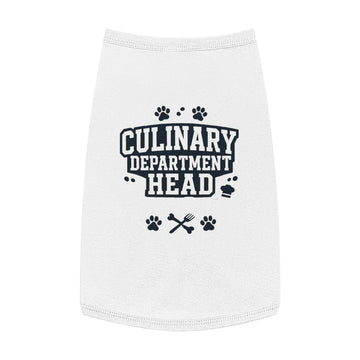Culinary Department Head Pet Tank Top