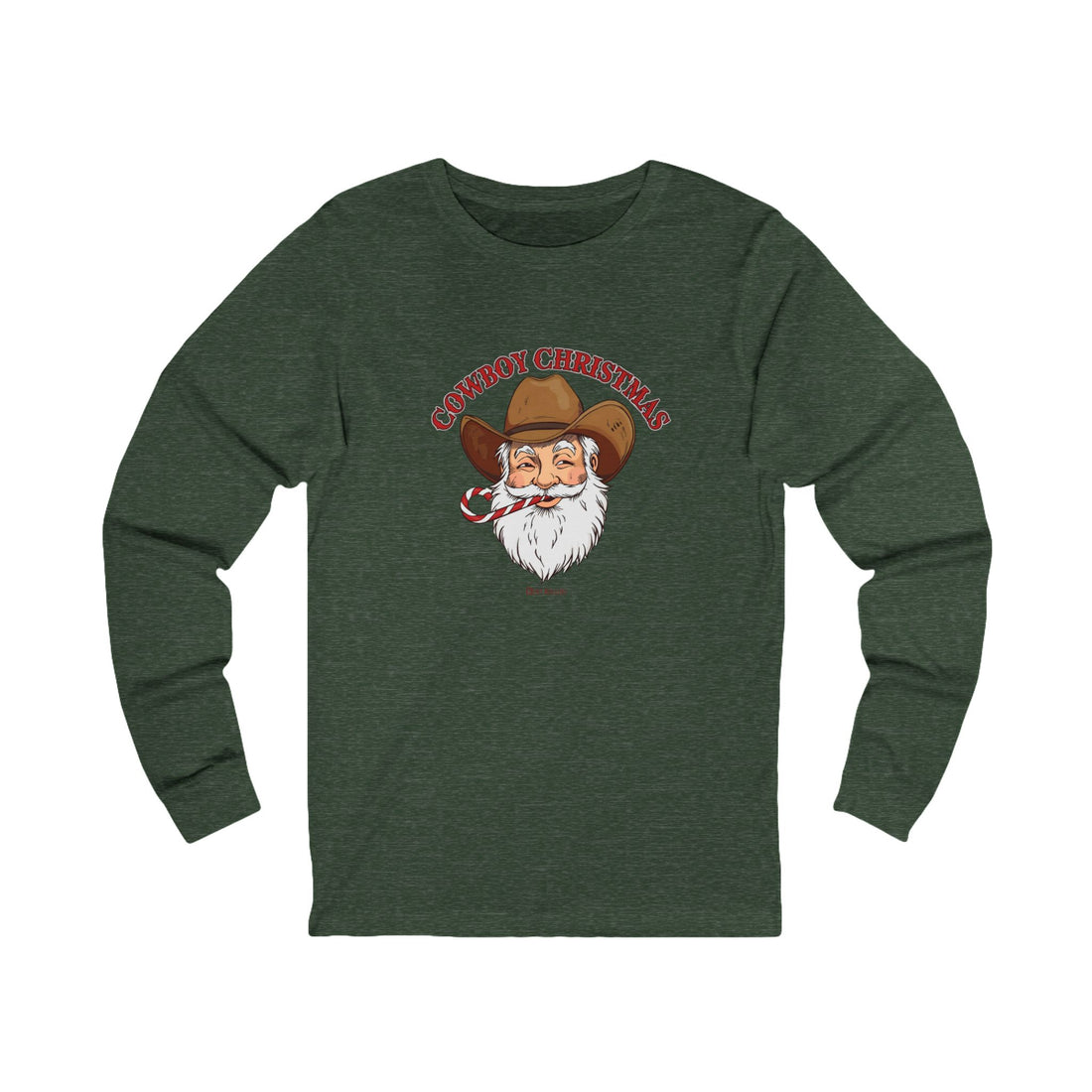 Cowboy Christmas Long Sleeve Tee
