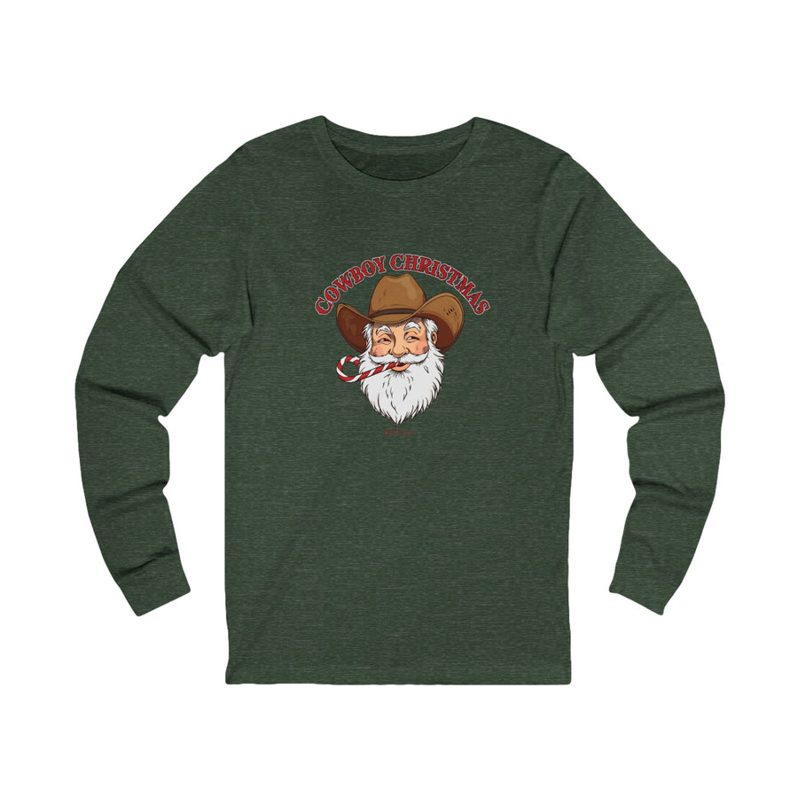 Cowboy Christmas Long Sleeve Tee