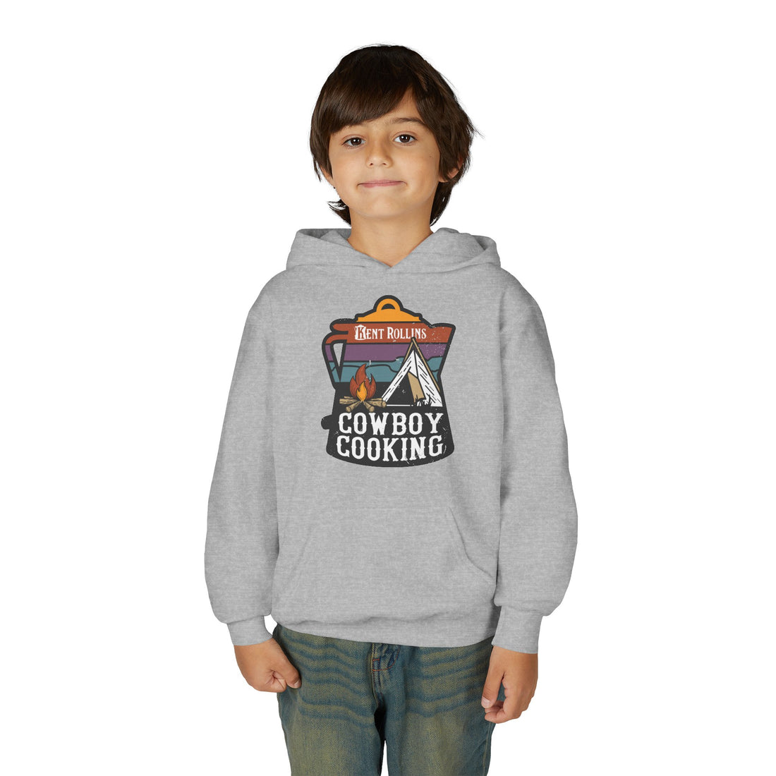 Youth Cowboy Cooking Hooded Sweatshirt