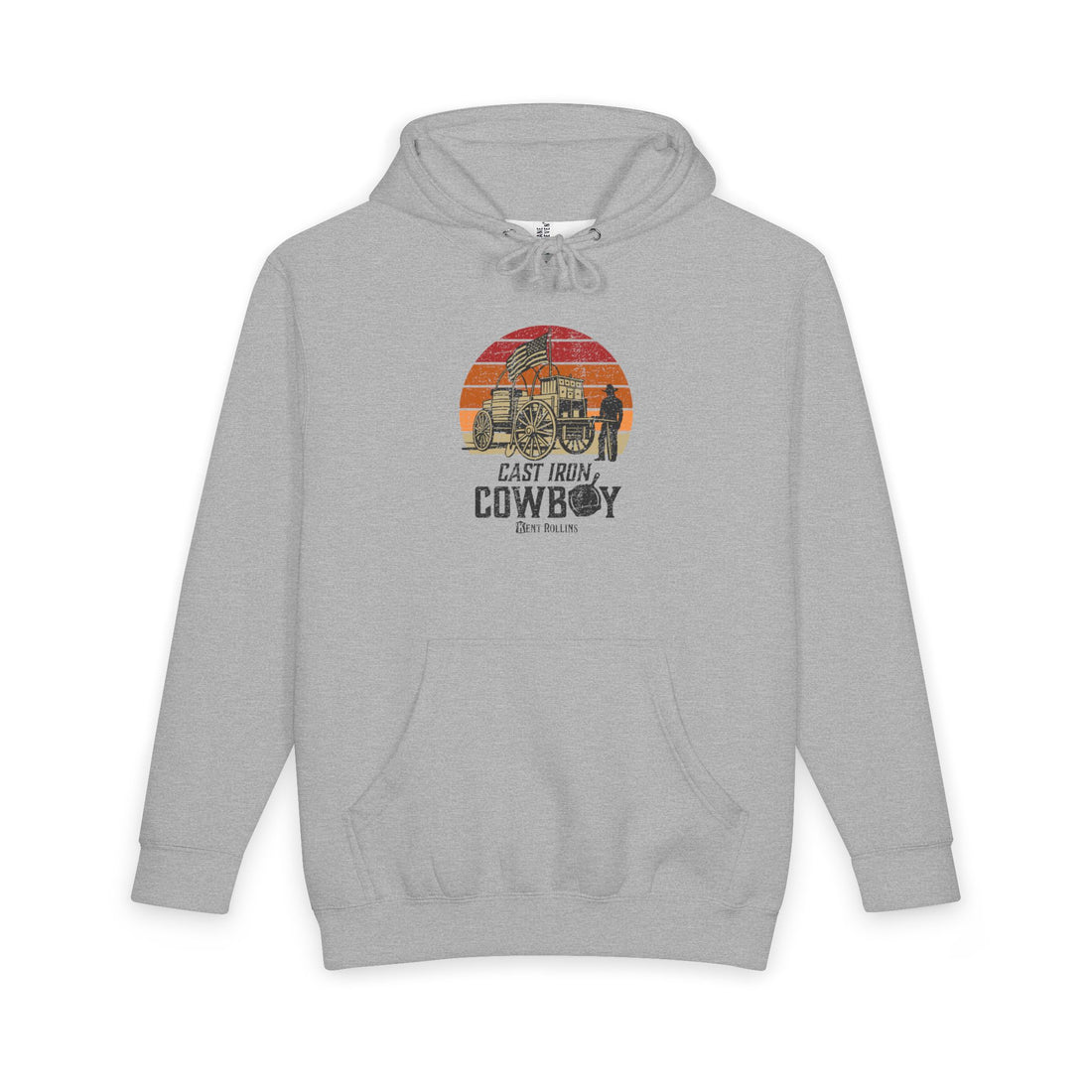 Cast Iron Cowboy -  Adult Heavyweight Hoodie