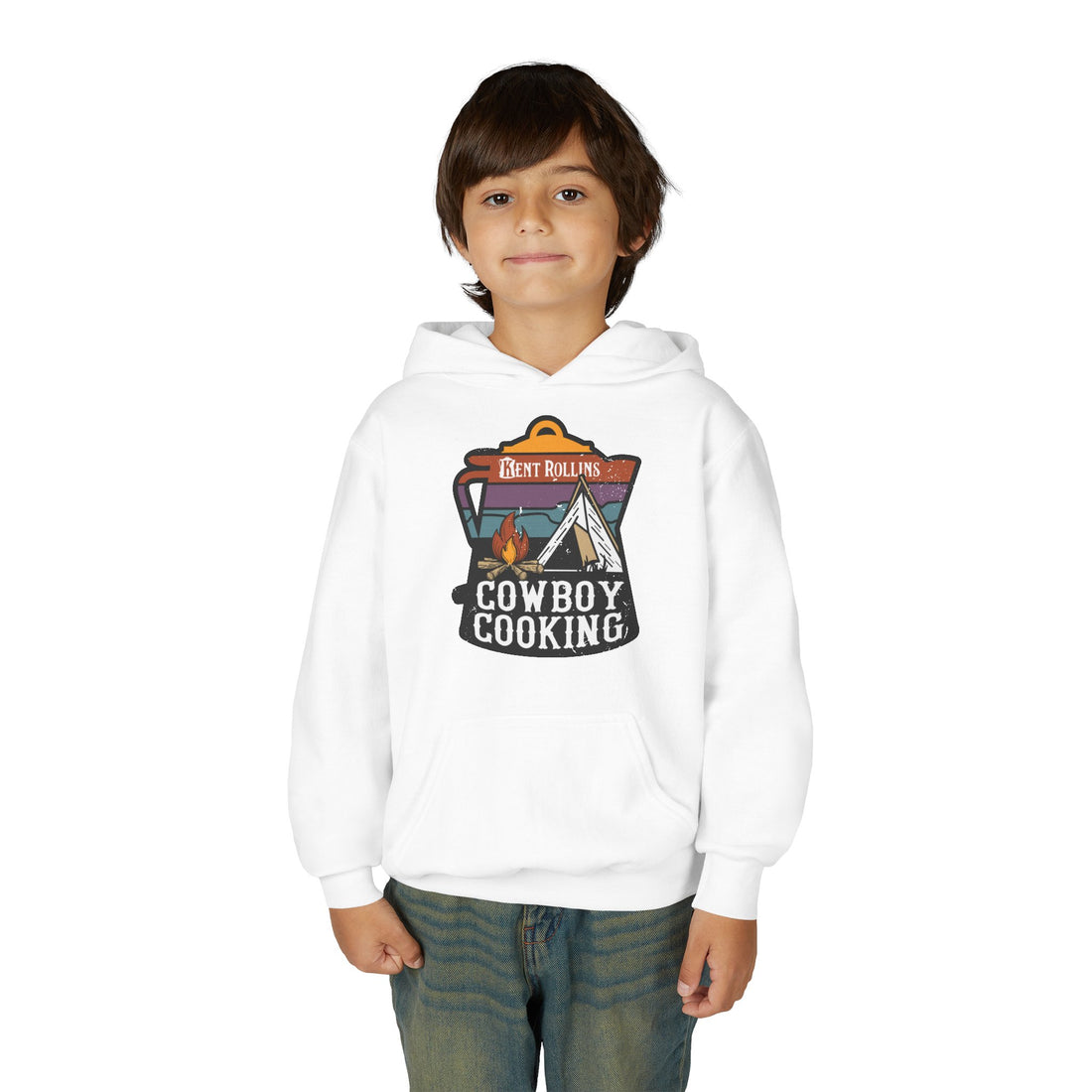Youth Cowboy Cooking Hooded Sweatshirt