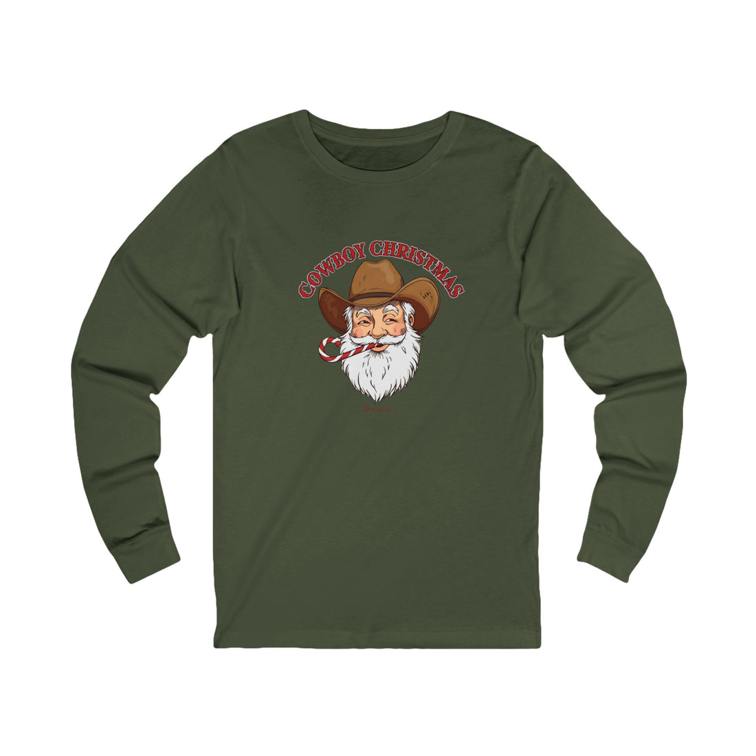 Cowboy Christmas Long Sleeve Tee