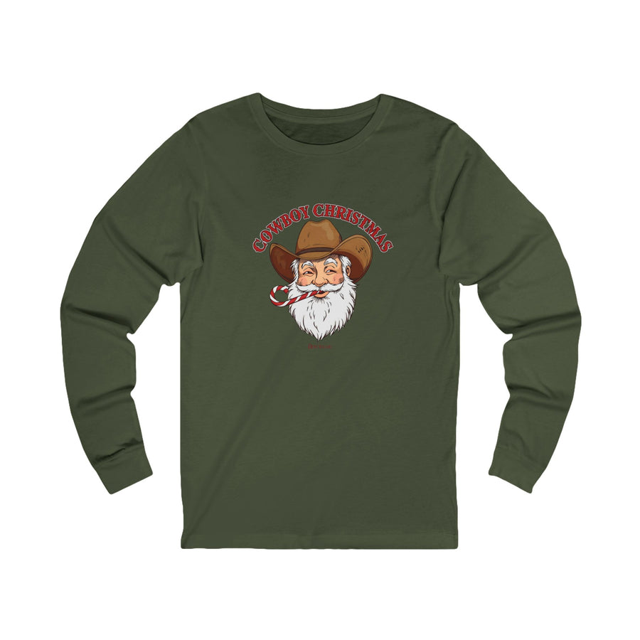 Cowboy Christmas Long Sleeve Tee
