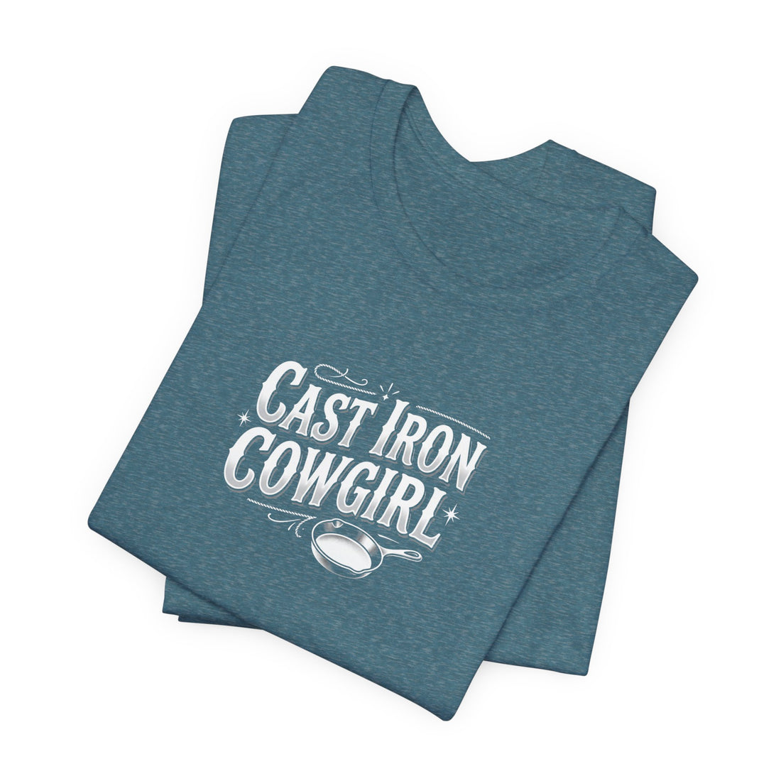 Cast Iron Cowgirl T-Shirt — Adult Unisex Classic Fit