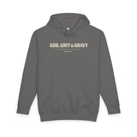 God, Grit, and Gravy Hoodie - Cowboy Kent Rollins