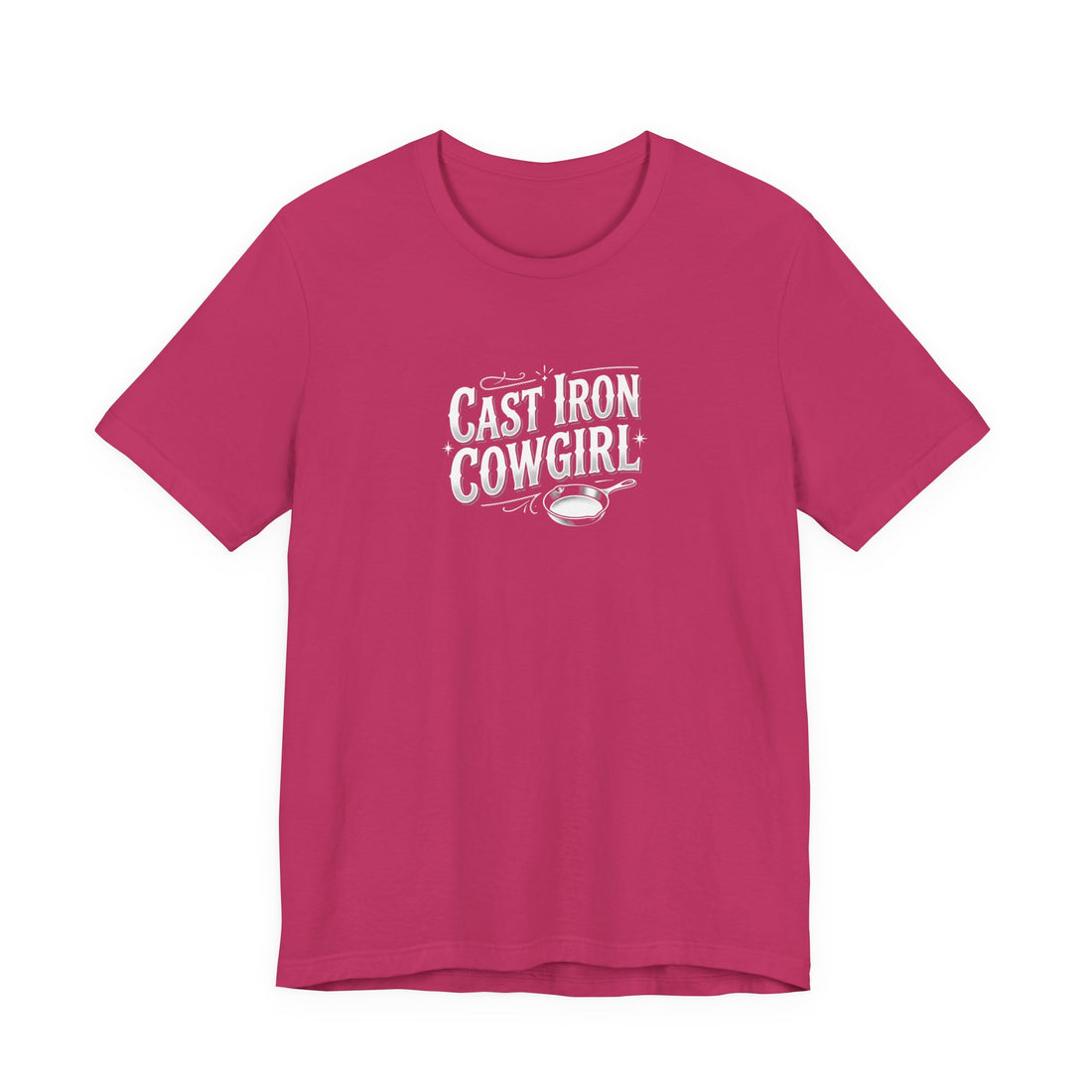Cast Iron Cowgirl T-Shirt — Adult Unisex Classic Fit