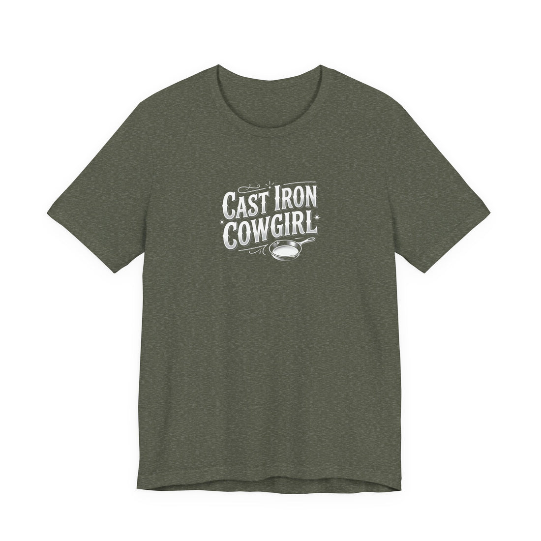Cast Iron Cowgirl T-Shirt — Adult Unisex Classic Fit