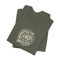 "Praise the Lord and Pass the Biscuits" - Cowboy Kent Rollins' Graphic Tee