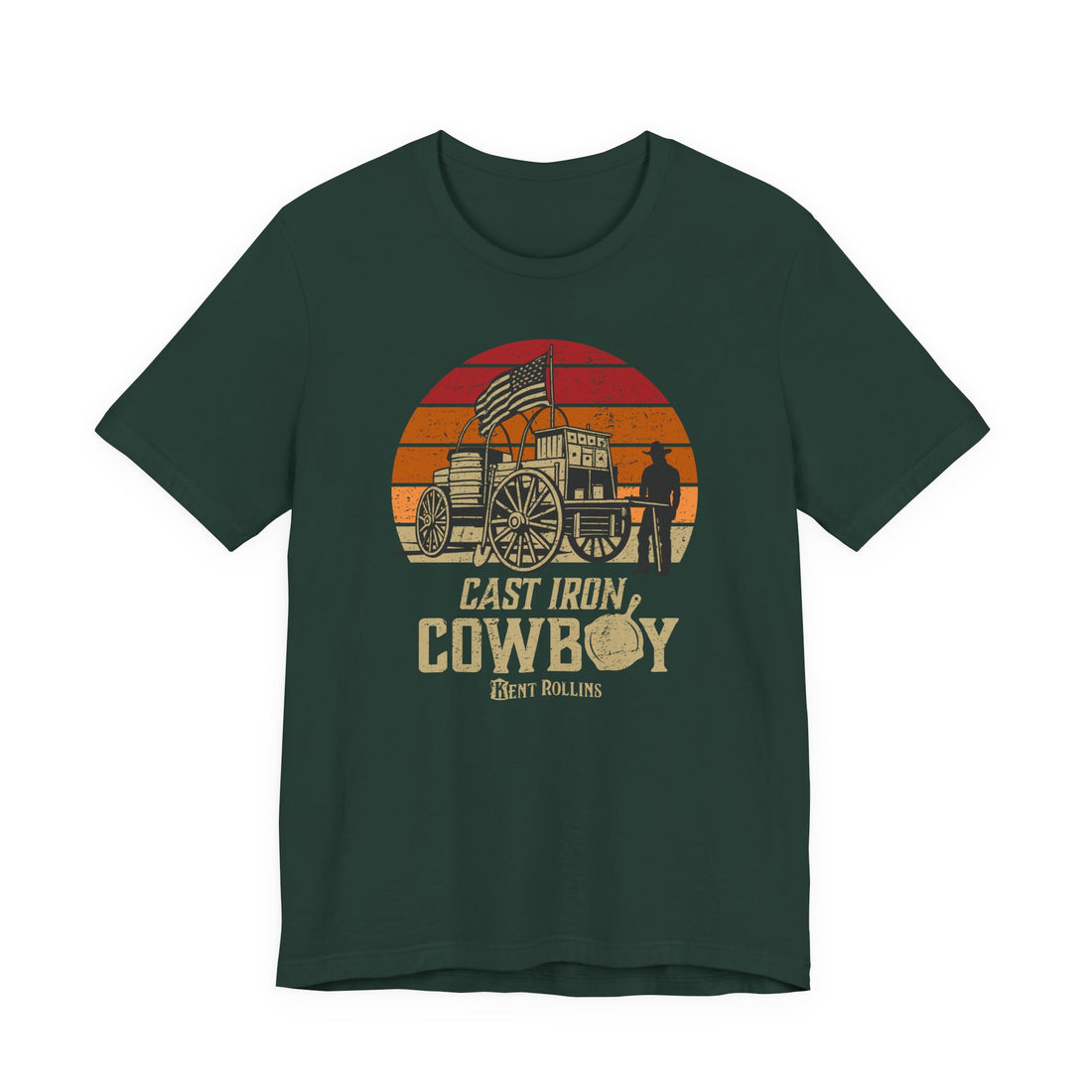 Kent Rollins Cast Iron Cowboy T-Shirt
