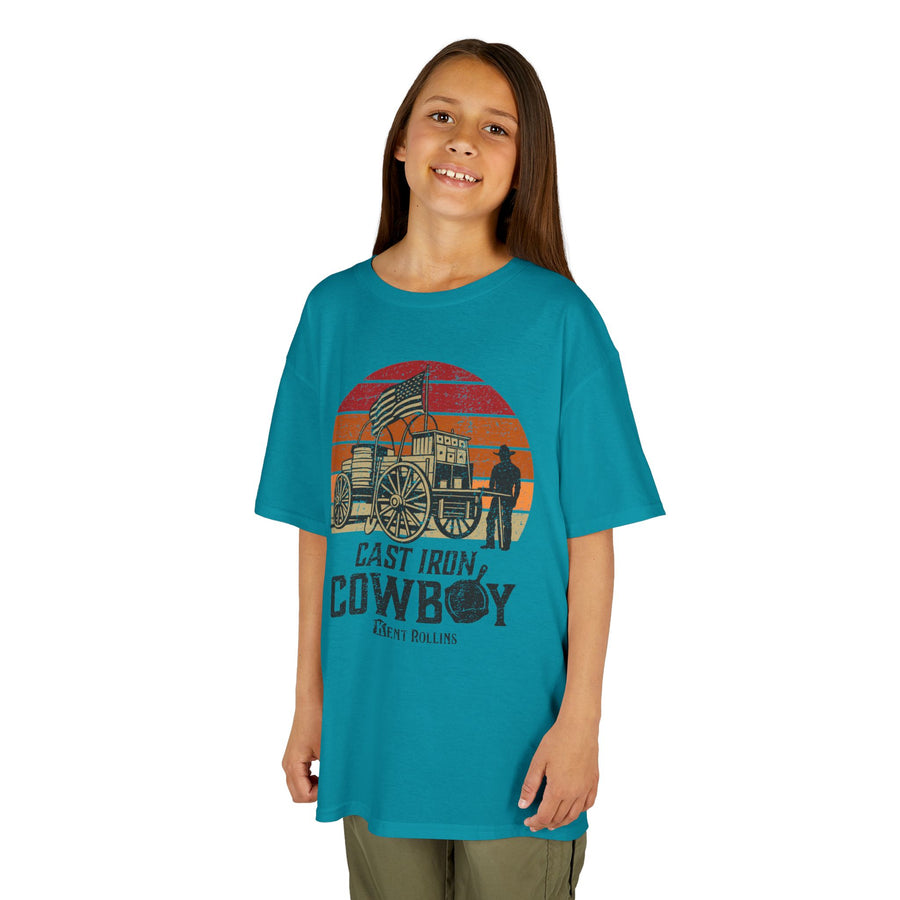 Cast Iron Cowboy Kids Heavy Cotton Tee