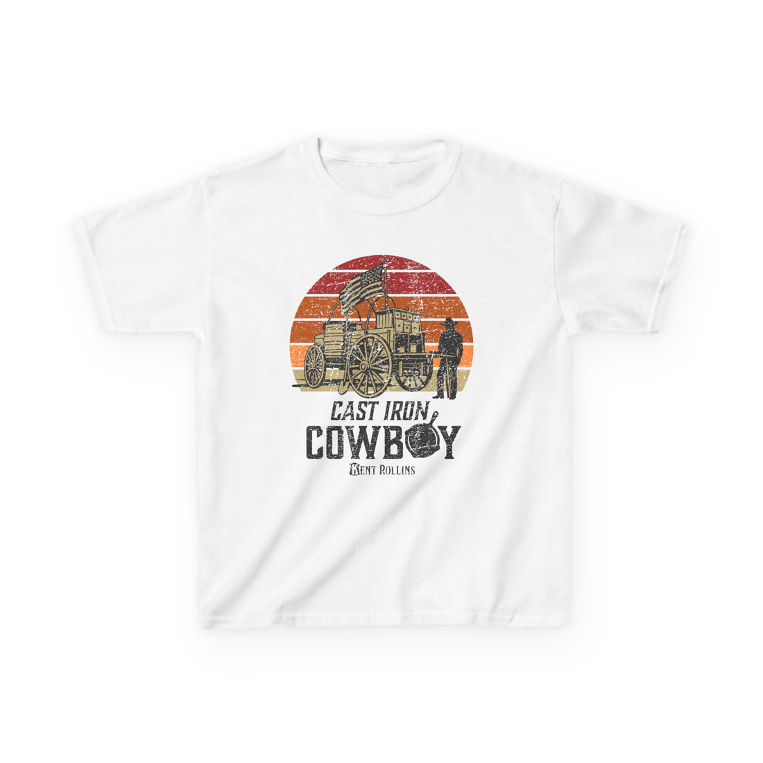 Cast Iron Cowboy Kids Heavy Cotton Tee