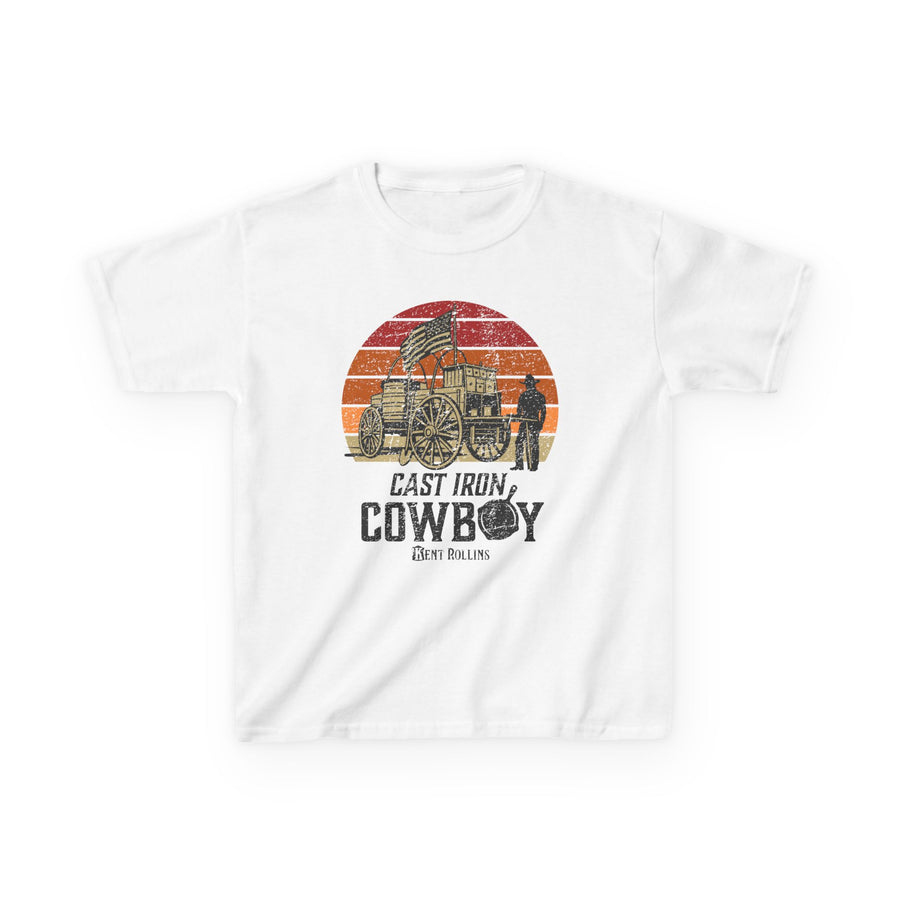 Cast Iron Cowboy Kids Heavy Cotton Tee