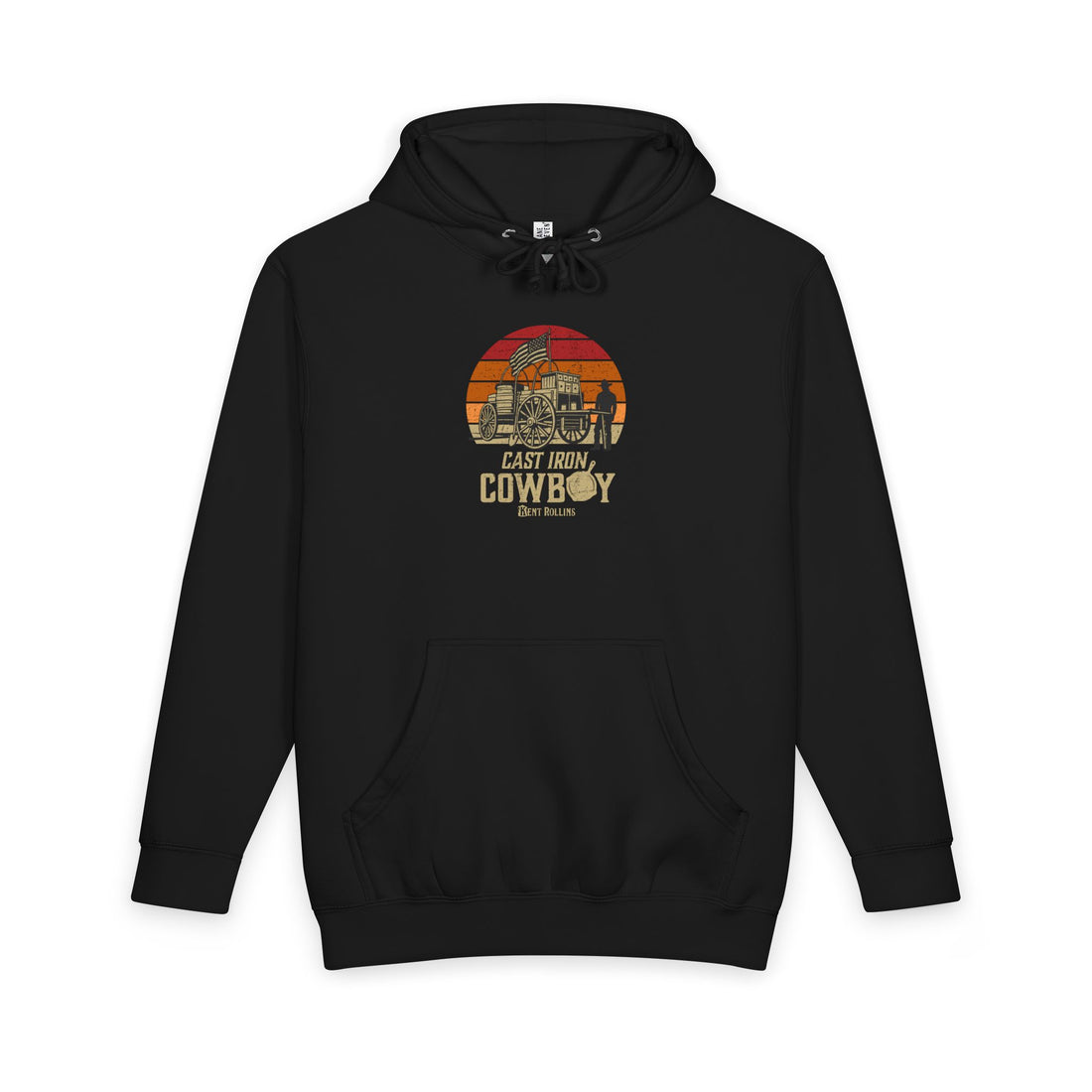 Cast Iron Cowboy -  Adult Heavyweight Hoodie
