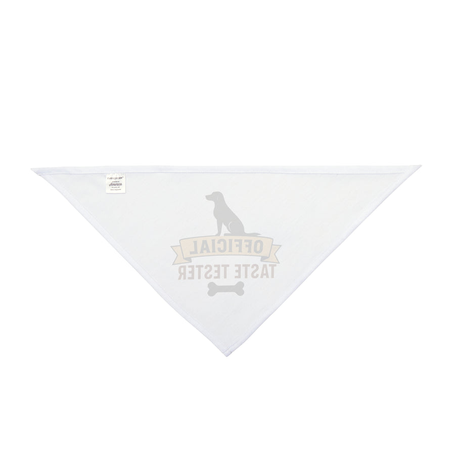 Official Taste Tester Dog Bandana