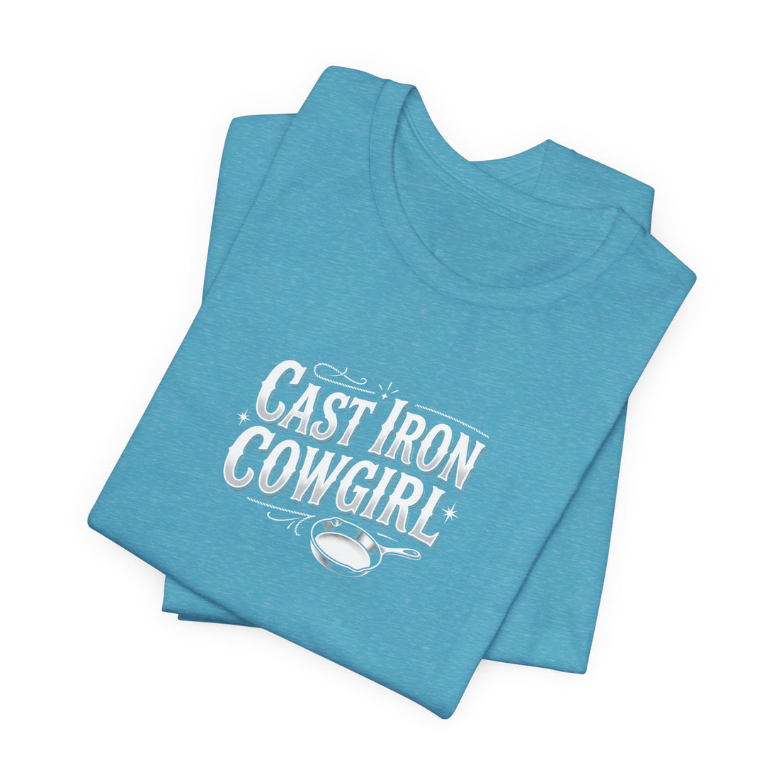 Cast Iron Cowgirl T-Shirt — Adult Unisex Classic Fit