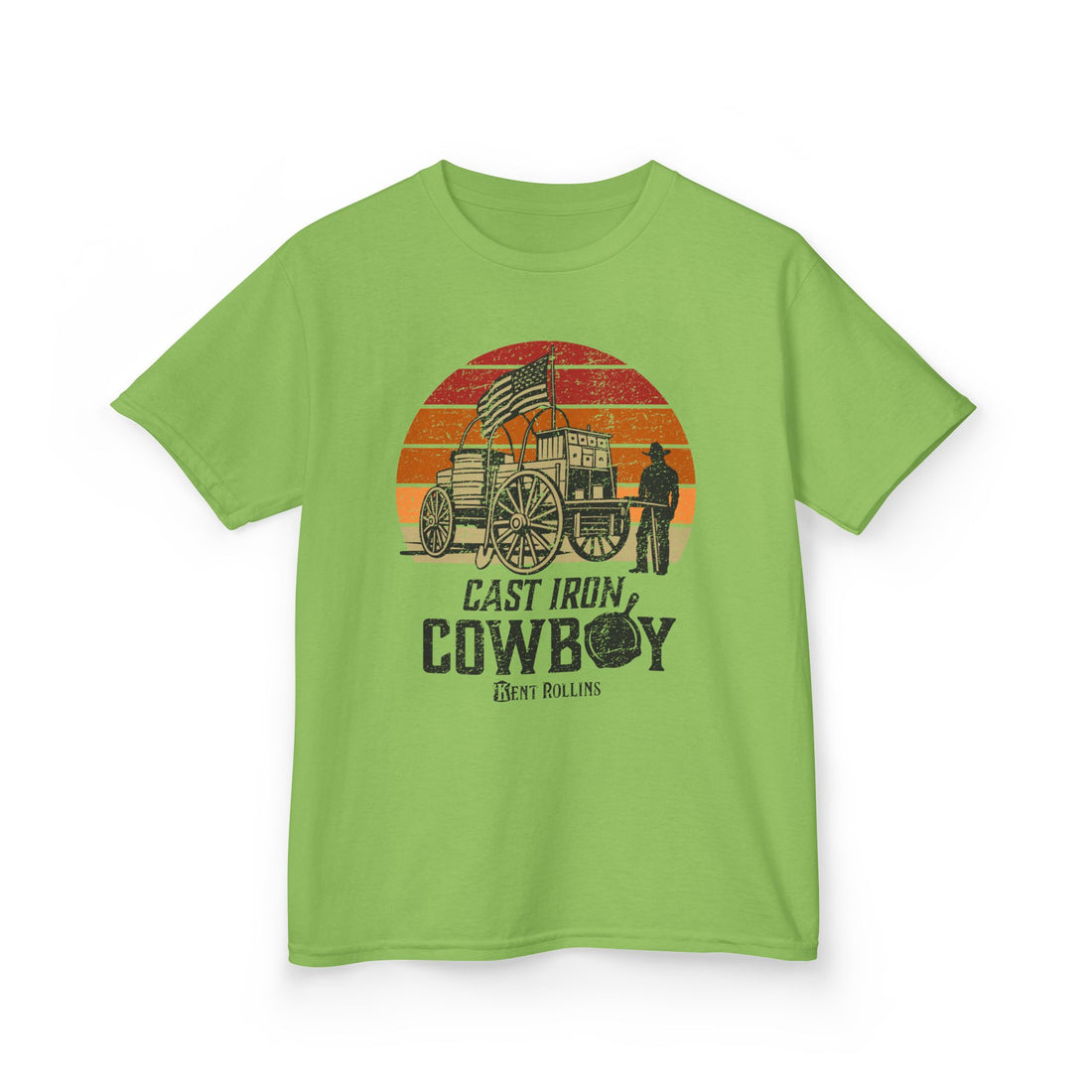 Cast Iron Cowboy Kids Heavy Cotton Tee