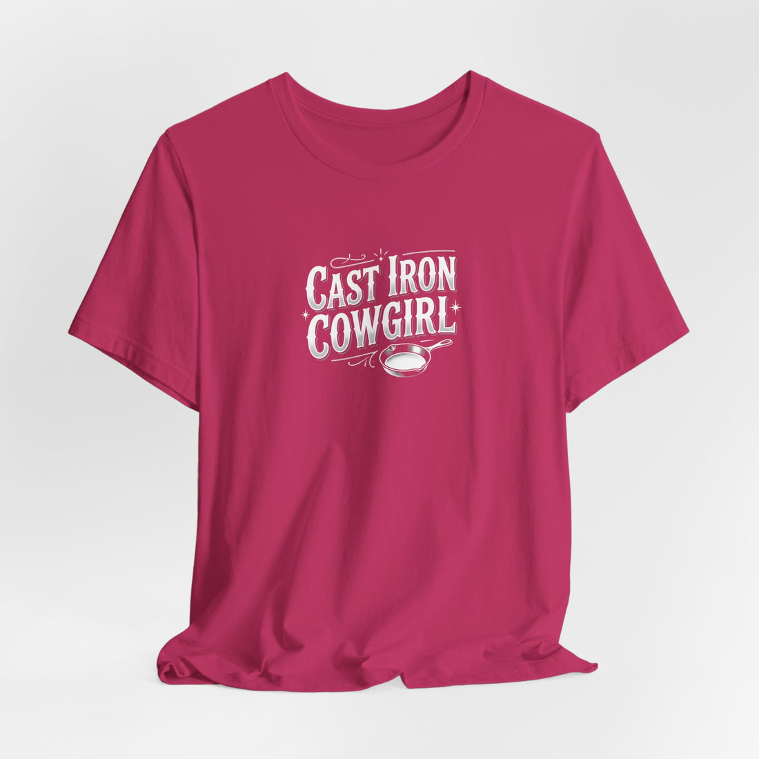 Cast Iron Cowgirl T-Shirt — Adult Unisex Classic Fit