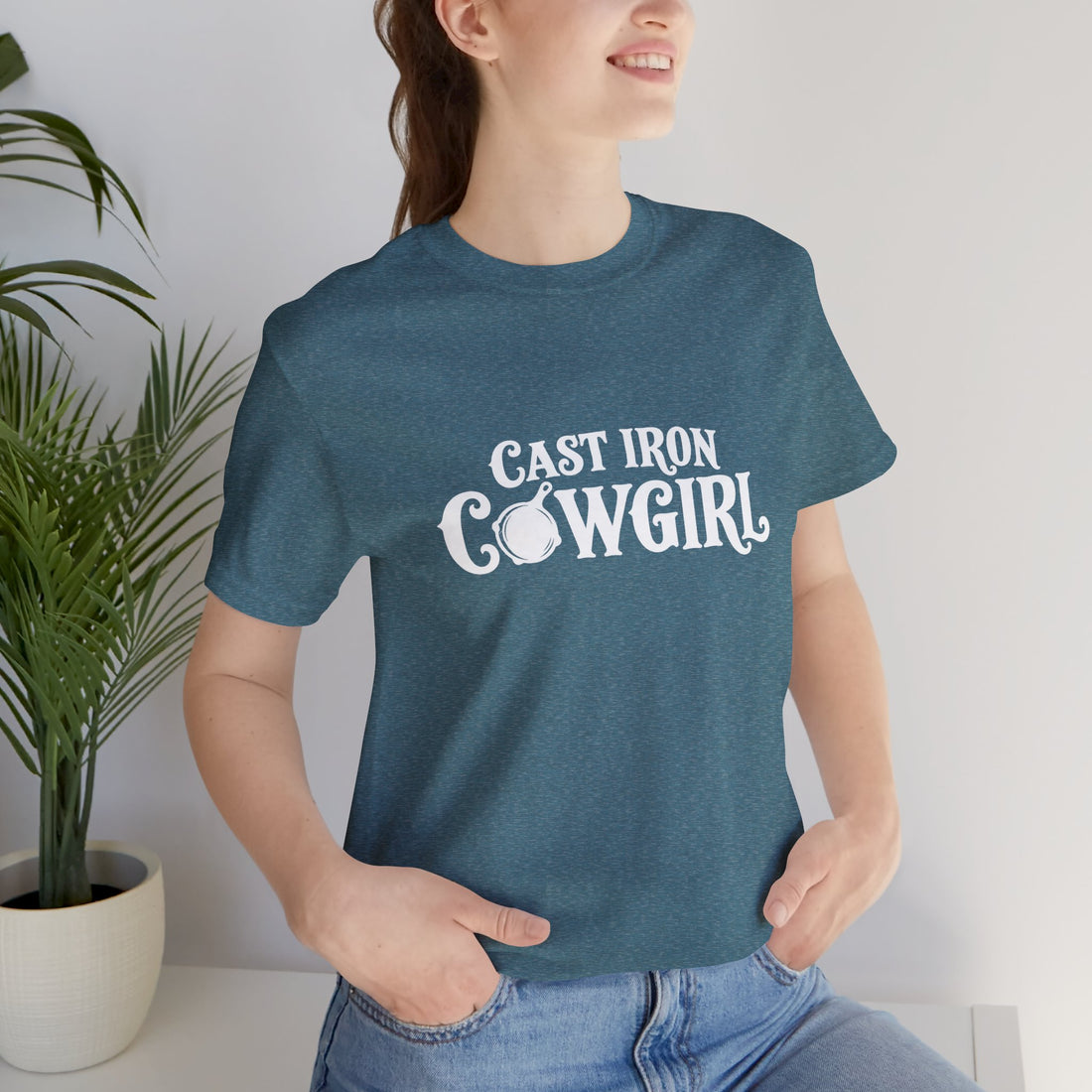 Cast Iron Cowgirl T-Shirt  - Unisex Classic Fit