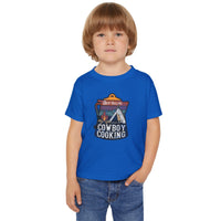 Cute Cowboy Cooking Toddler T-shirt