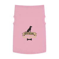 Official Taste Tester Pet Tank Top