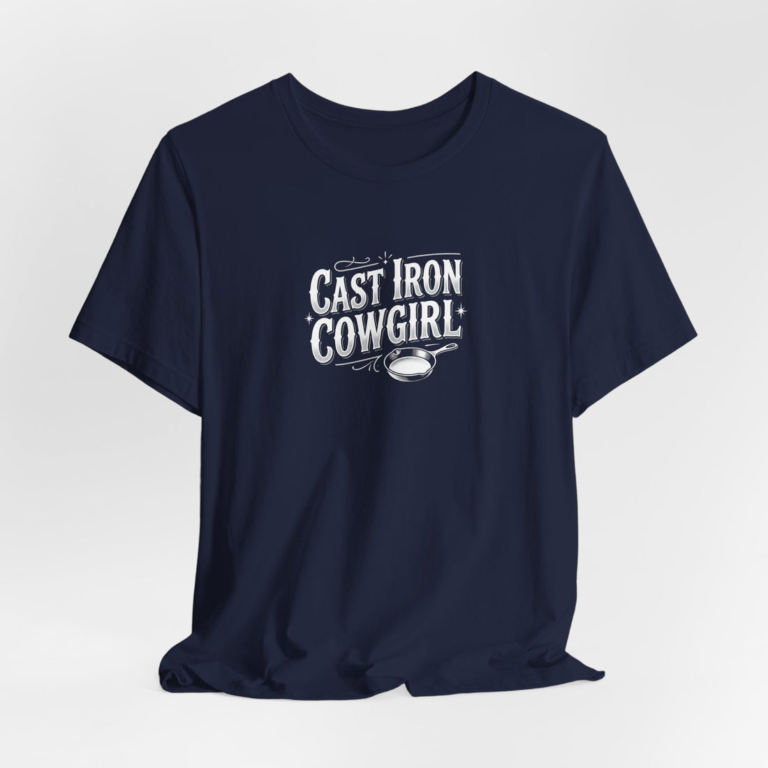 Cast Iron Cowgirl T-Shirt — Adult Unisex Classic Fit