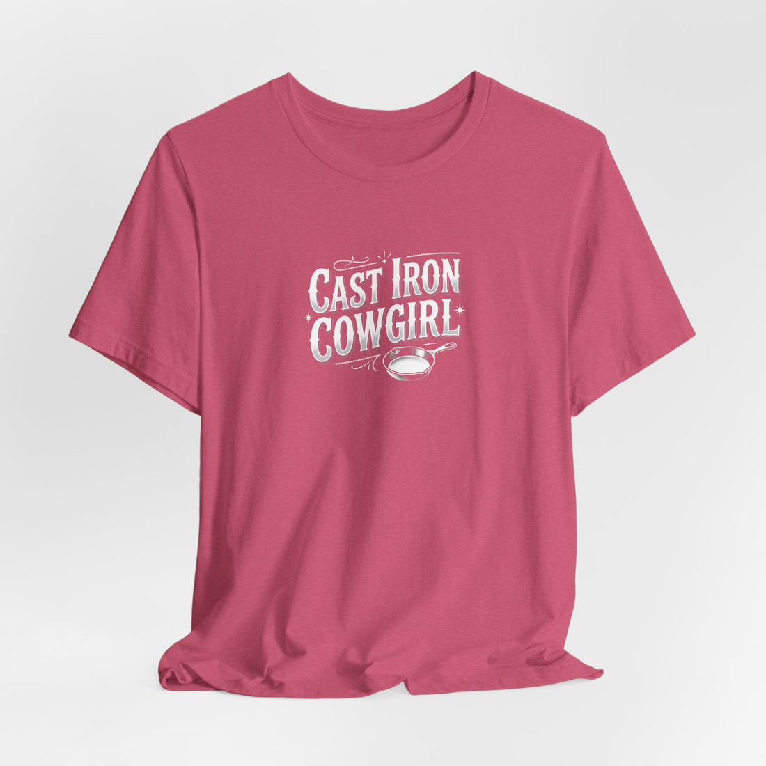 Cast Iron Cowgirl T-Shirt — Adult Unisex Classic Fit