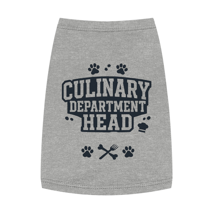 Culinary Department Head Pet Tank Top
