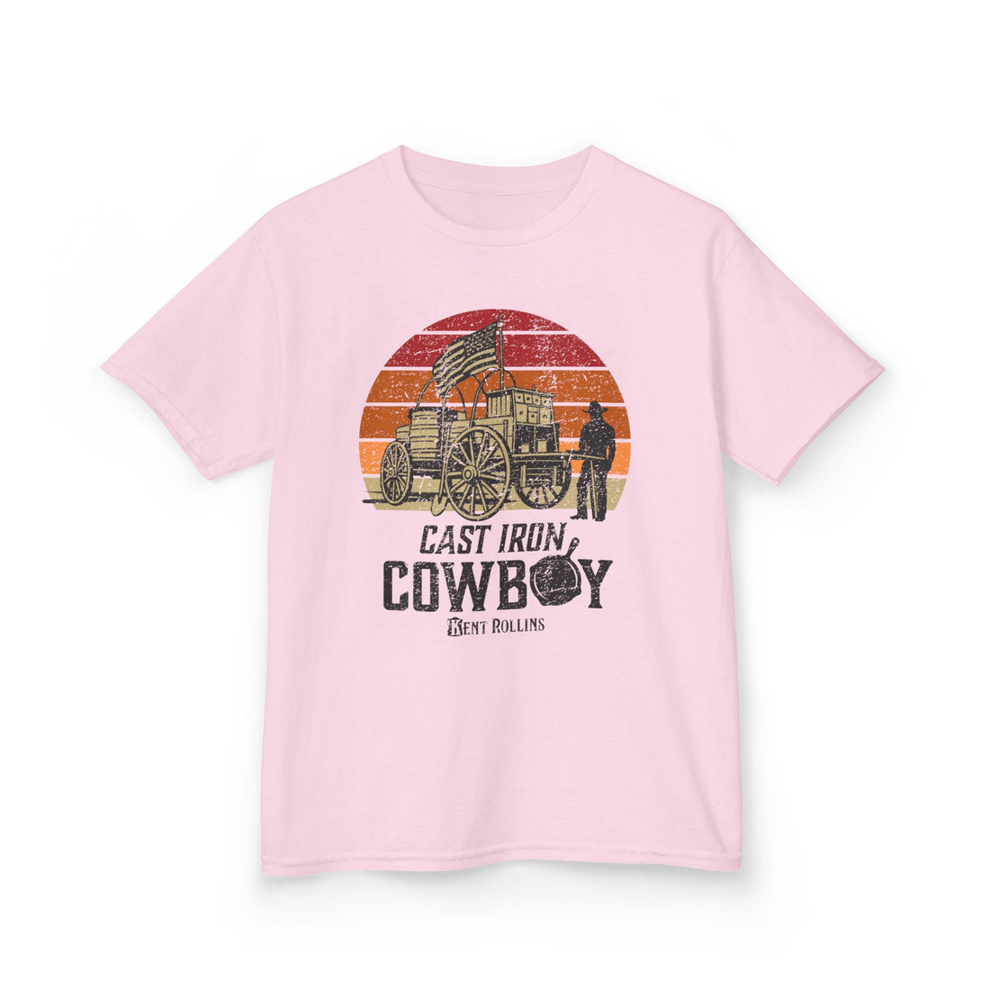 Cast Iron Cowboy Kids Heavy Cotton Tee